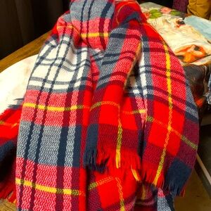 Really nice acrylic scarf/lap throw/table cover-runner/shawl/travel blanket.